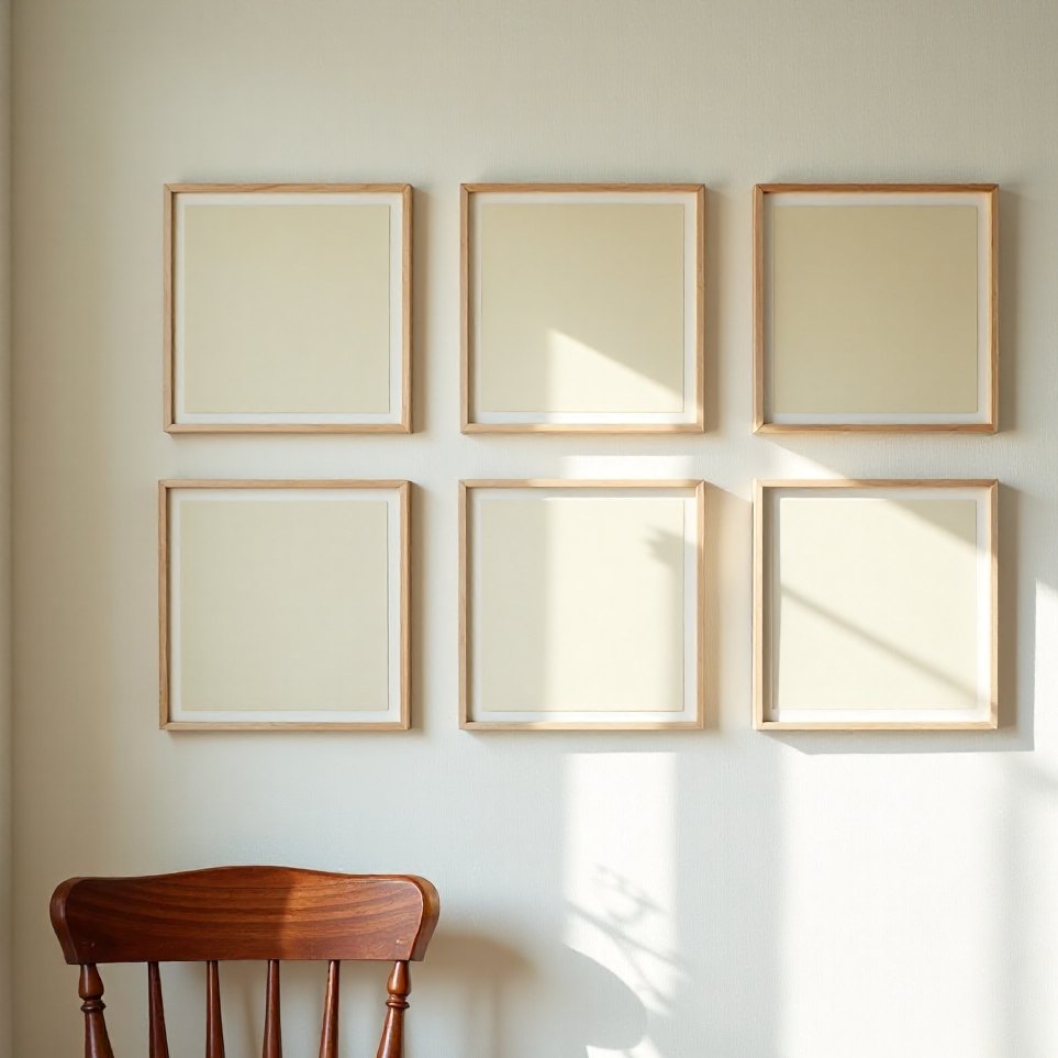 The north wall — works on paper hung close together