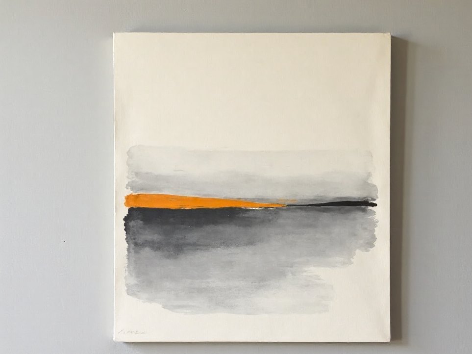 Study in Grey, No. 4 — gouache on prepared board, 1961