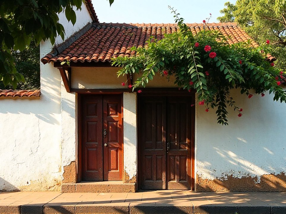 The old square at Sao Tome, where Goa printed its first newspapers